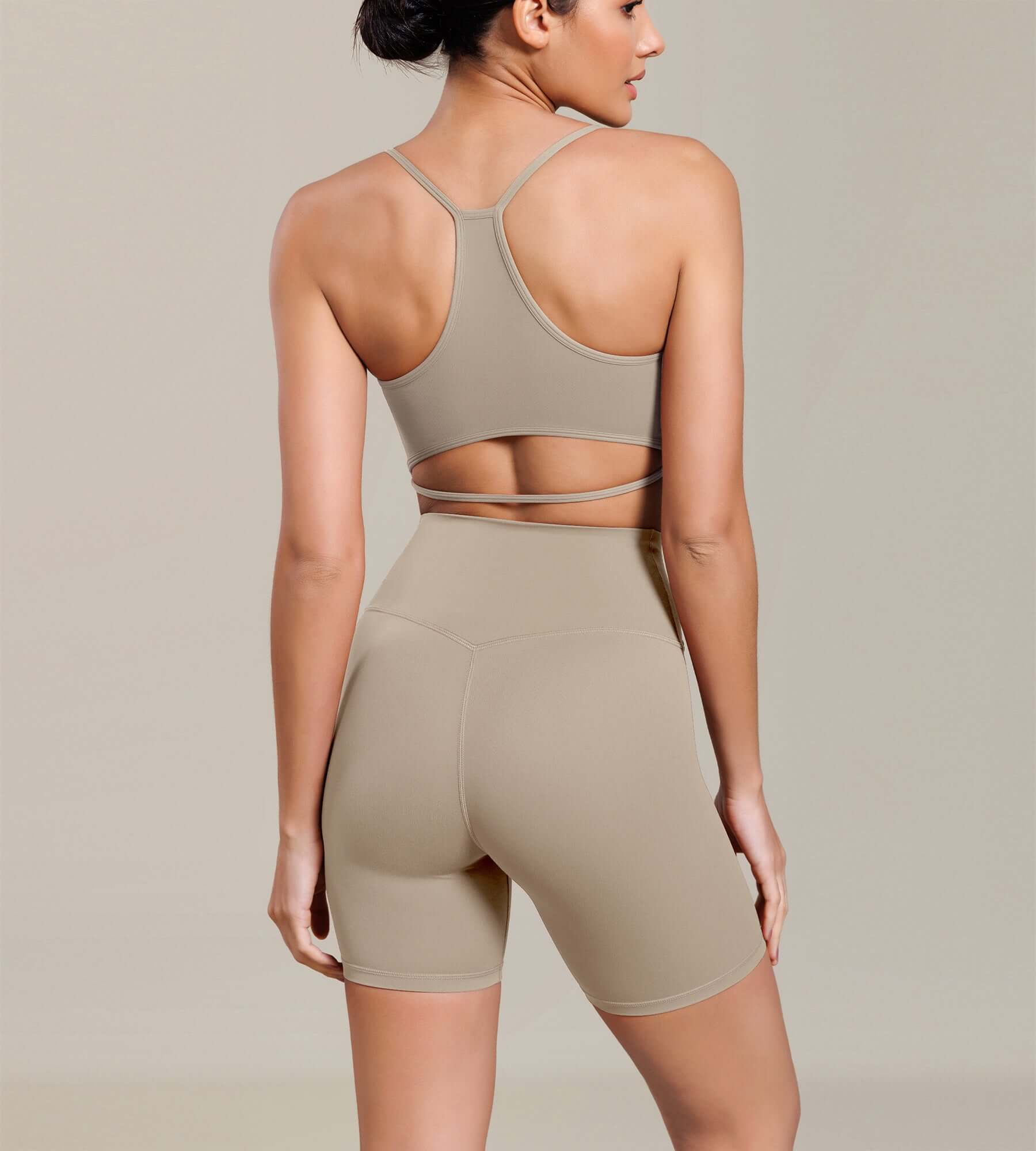 Cloud Feeling 6 Cross Waist Yoga Lounge Shorts - ododos