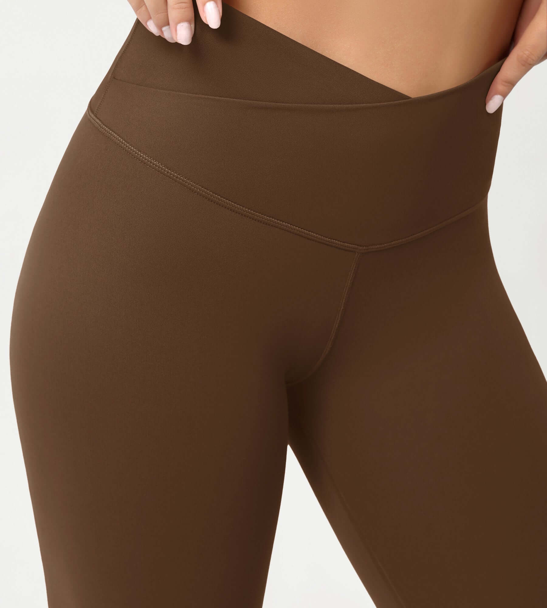 Cloud Feeling 8 Crossover Yoga Shorts - ododos