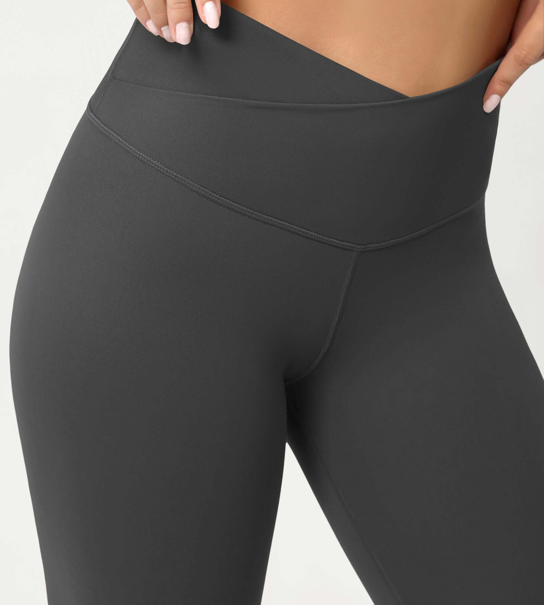 Cloud Feeling 8 Crossover Yoga Shorts - ododos