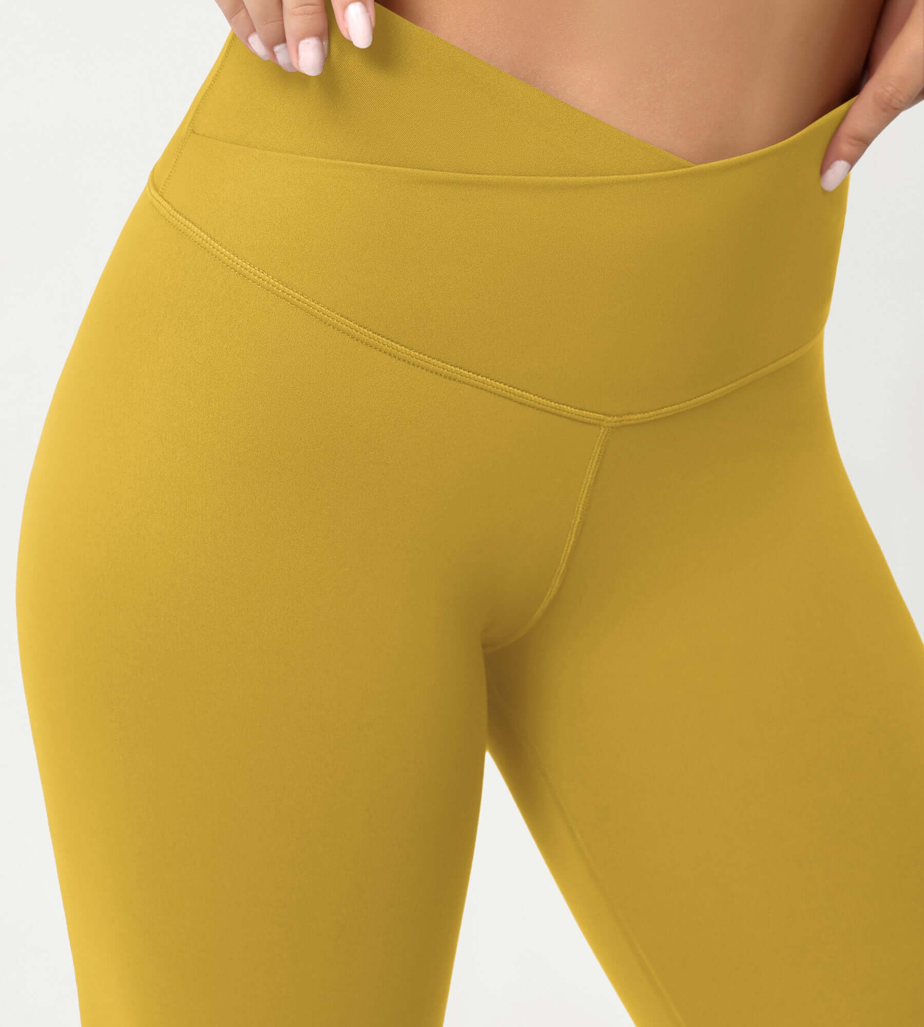 Cloud Feeling 8 Crossover Yoga Shorts - ododos