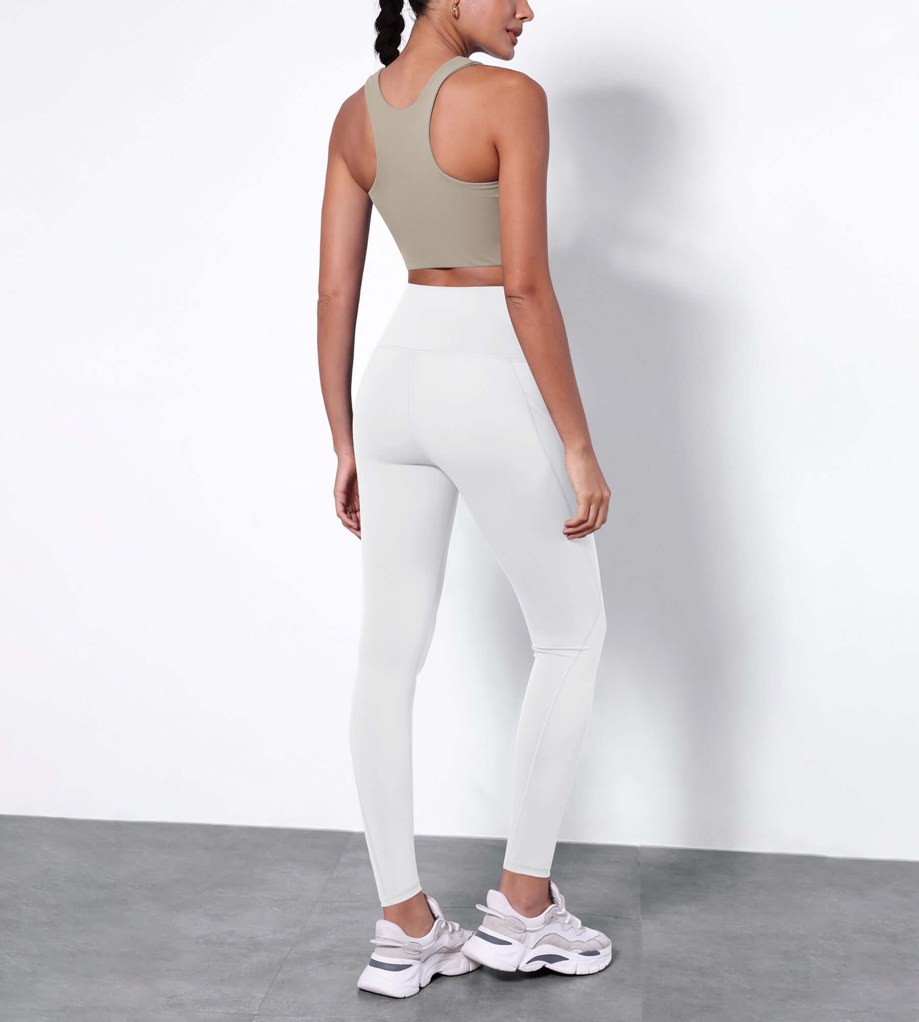 7/8 Fleece Lined Leggings with Pockets - ododos