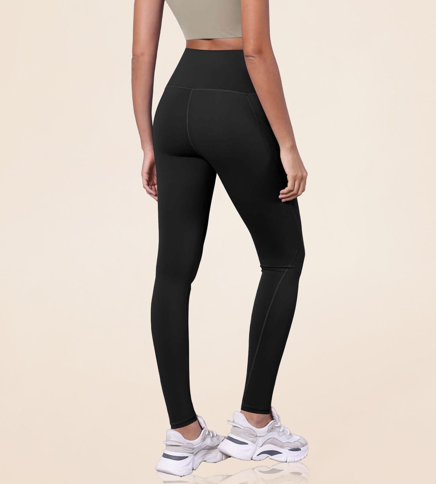 28 Fleece Lined Leggings with Pockets - ododos