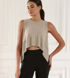 Modal Soft Sleeveless Cropped Yoga Tank(Crop) - ododos