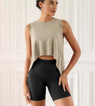 Modal Soft Sleeveless Cropped Yoga Tank(Crop) - ododos