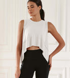 Modal Soft Sleeveless Cropped Yoga Tank(Crop) - ododos