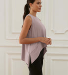 Modal Soft Sleeveless Cropped Yoga Tank (Long) - ododos