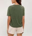 Modal Soft Crew Neck Short Sleeve Shirts - ododos