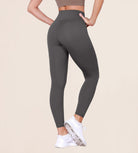 25" Body-Hugging Workout Leggings with Back Pocket - ododos