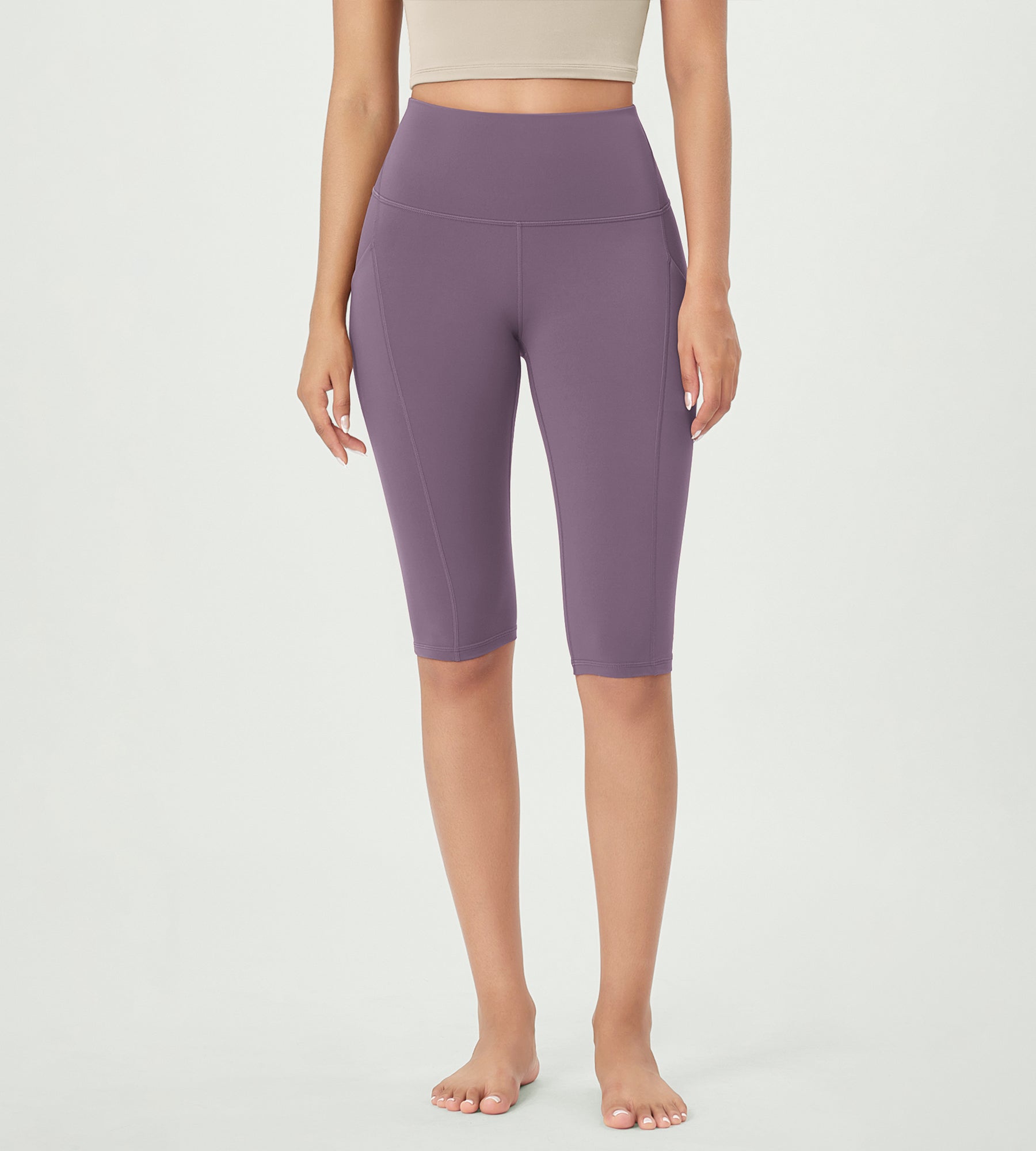 14 ODLEX High Waist Workout Yoga Capri Leggings with Pockets - ododos