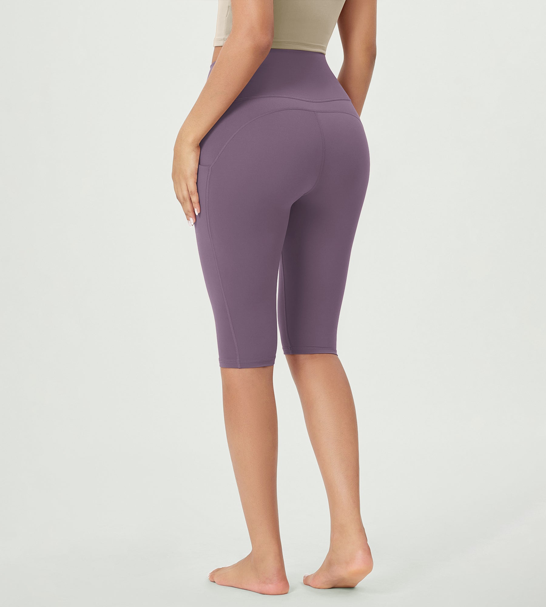 14 ODLEX High Waist Workout Yoga Capri Leggings with Pockets - ododos