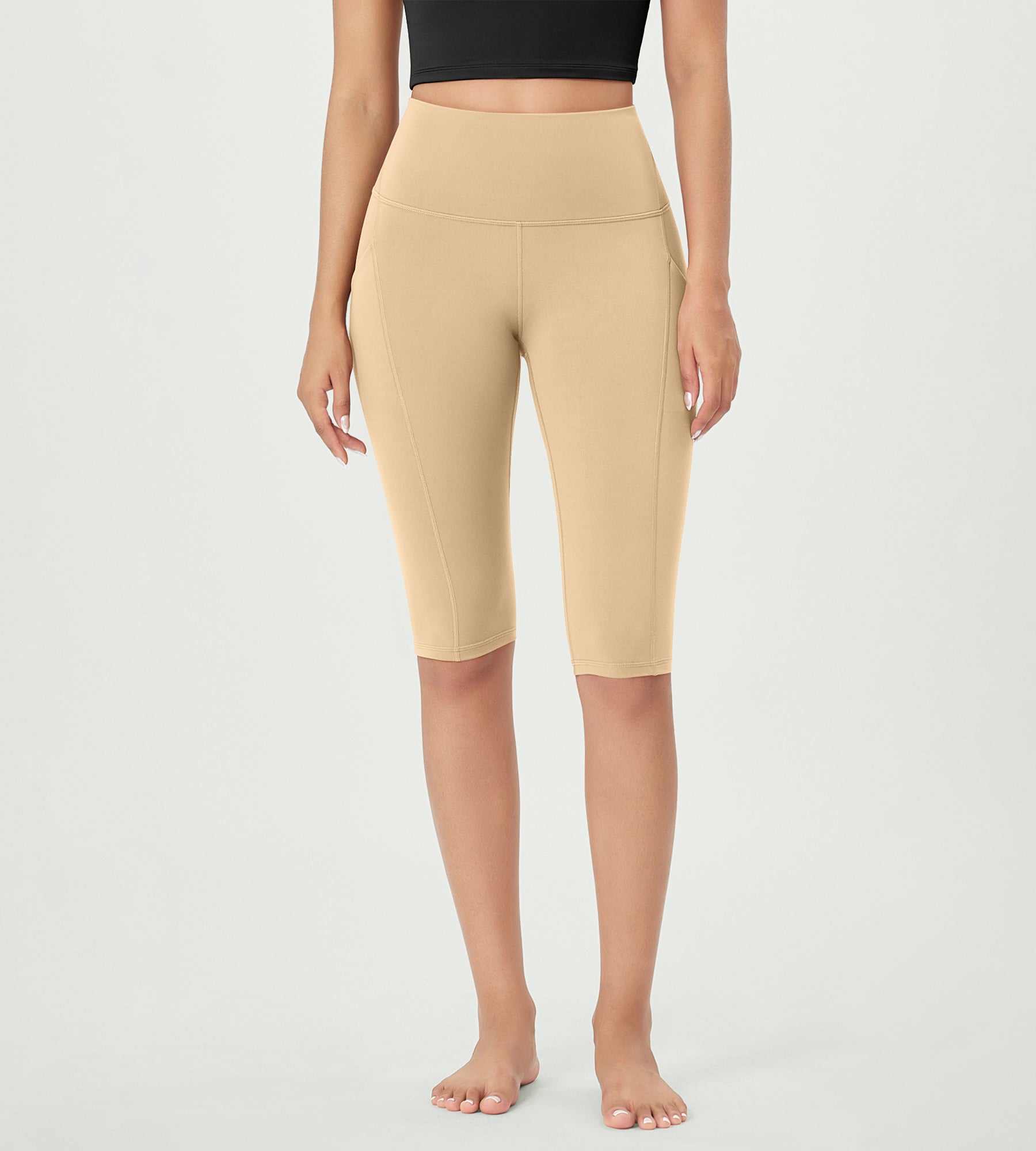 14 ODLEX High Waist Workout Yoga Capri Leggings with Pockets - ododos