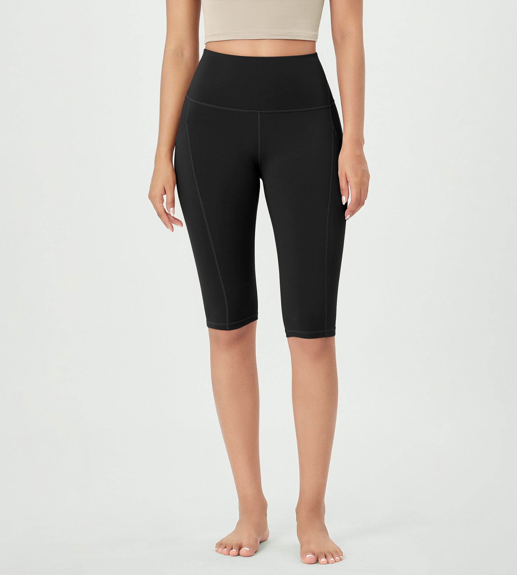 14 ODLEX High Waist Workout Yoga Capri Leggings with Pockets - ododos