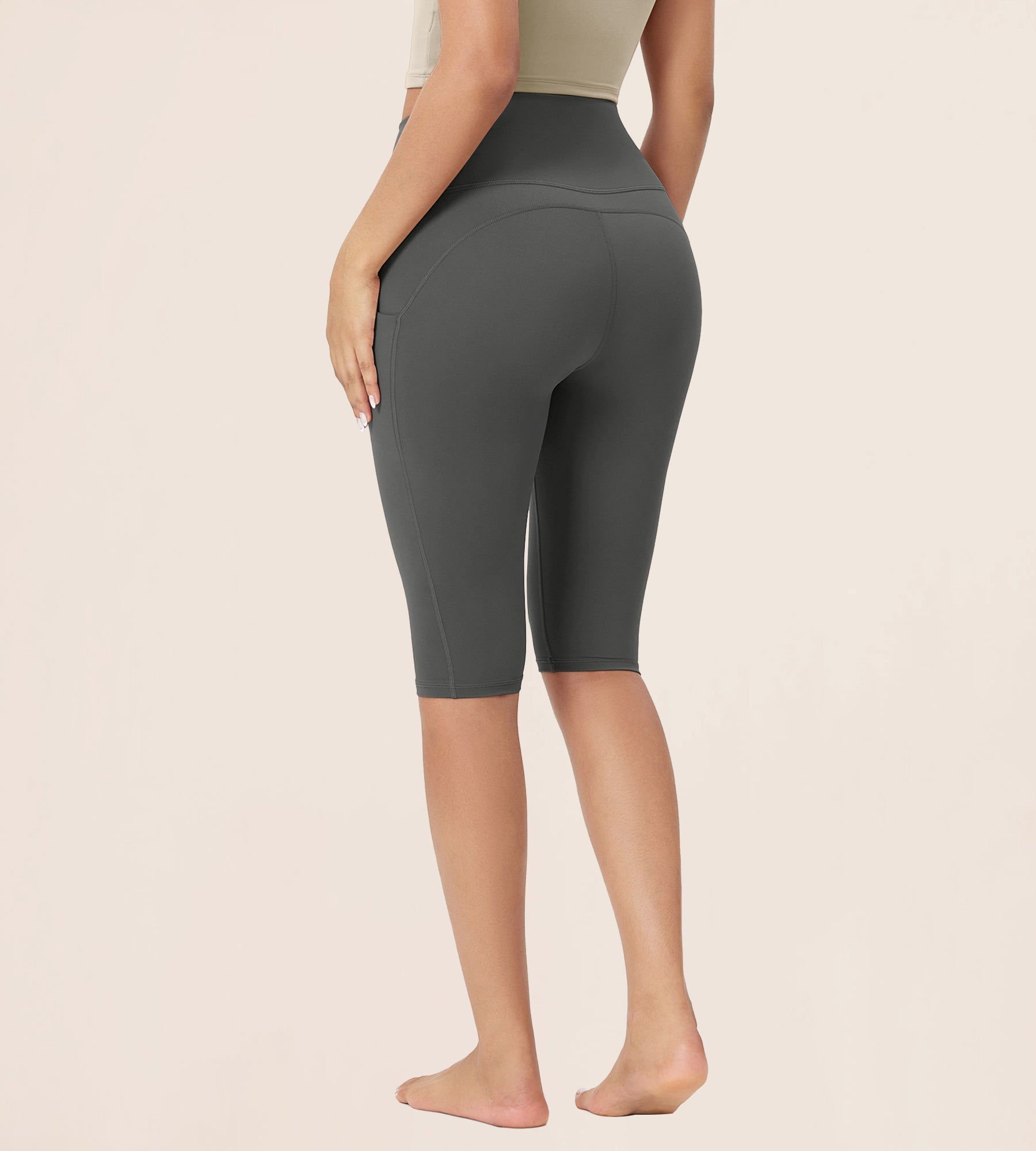 14 ODLEX High Waist Workout Yoga Capri Leggings with Pockets - ododos