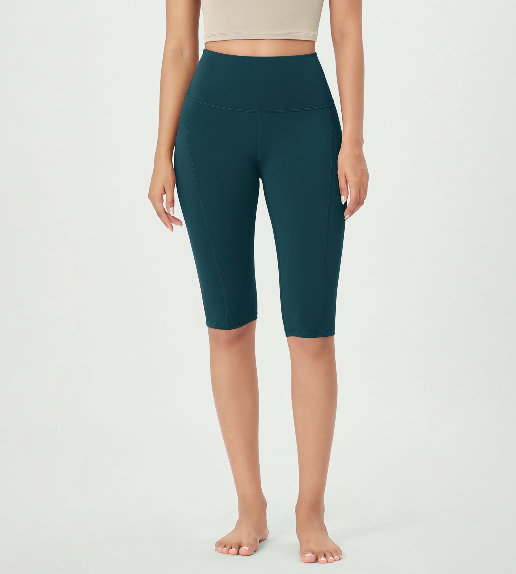 14 ODLEX High Waist Workout Yoga Capri Leggings with Pockets - ododos