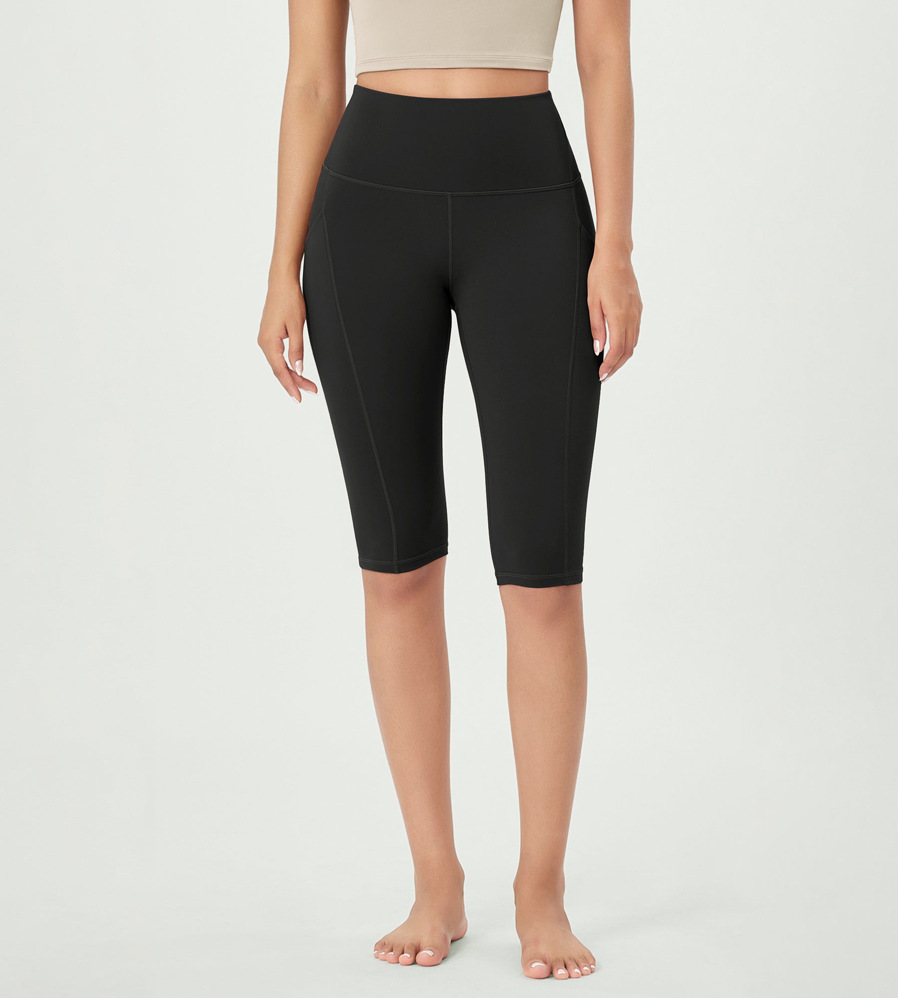 14 ODLEX High Waist Workout Yoga Capri Leggings with Pockets - ododos