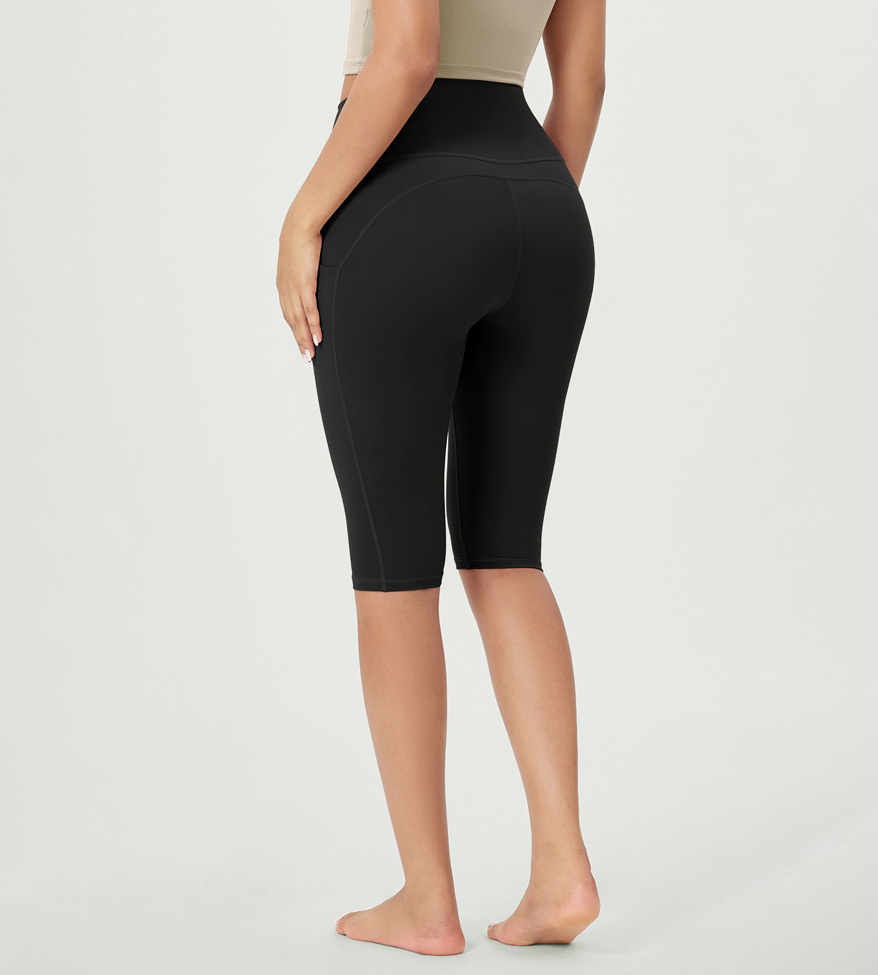 14 ODLEX High Waist Workout Yoga Capri Leggings with Pockets - ododos