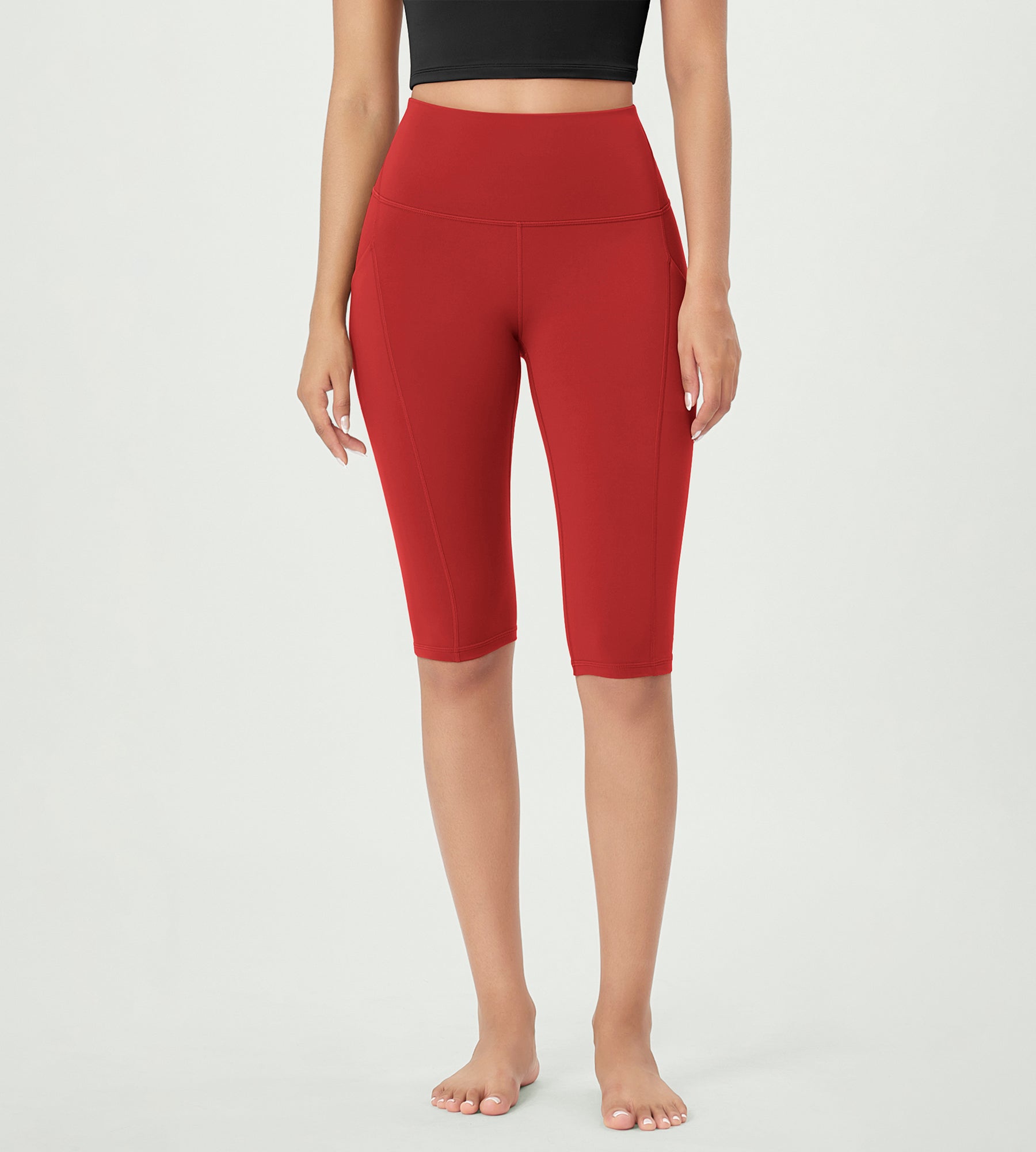 14 ODLEX High Waist Workout Yoga Capri Leggings with Pockets - ododos