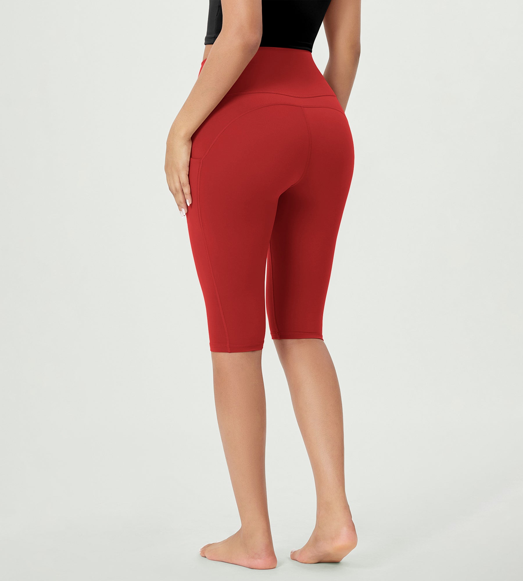 14 ODLEX High Waist Workout Yoga Capri Leggings with Pockets - ododos