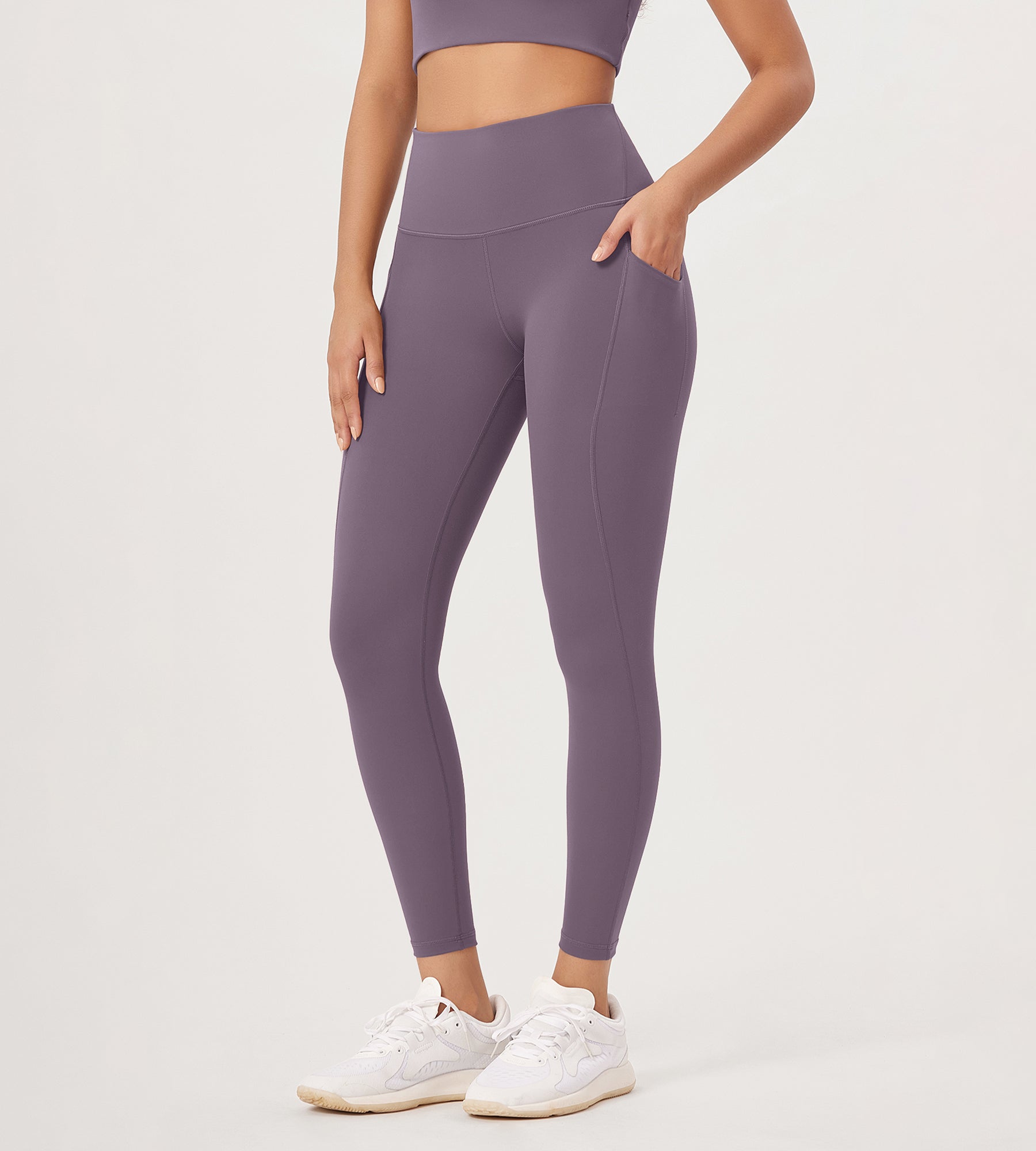 2-Pack 25” High Waist Workout Leggings with Pockets - ododos