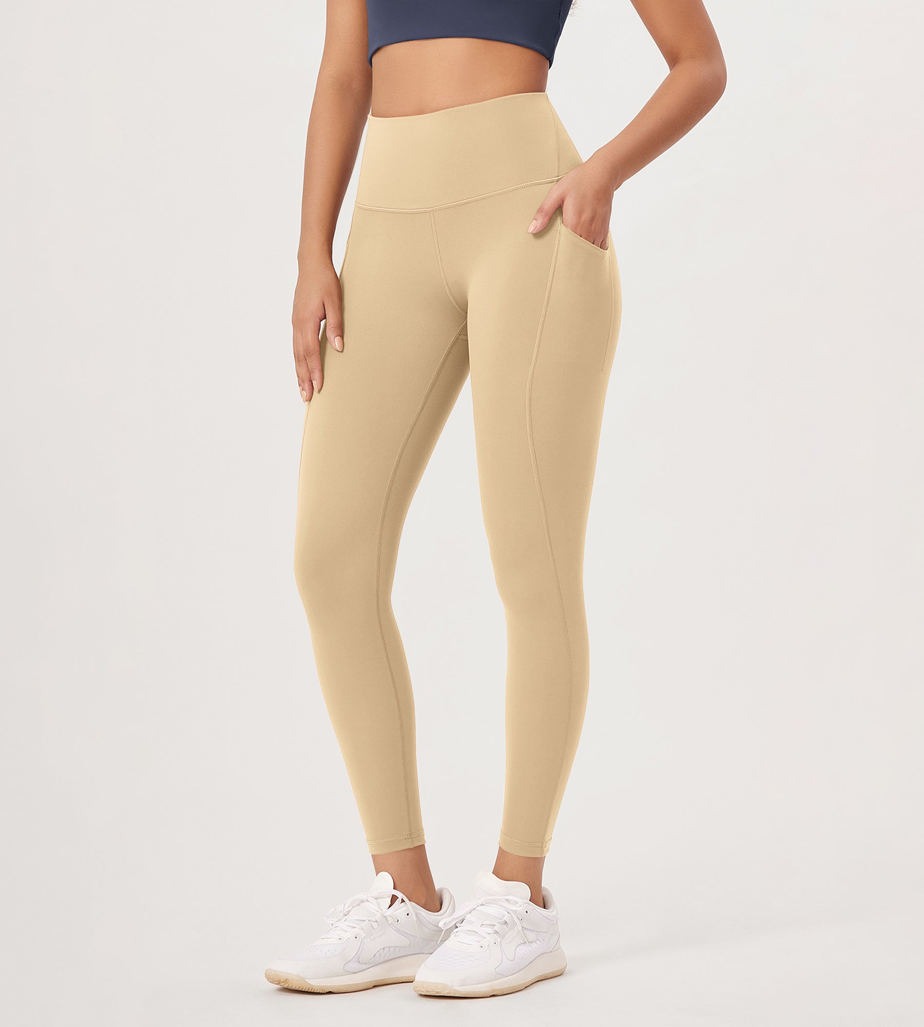 2-Pack 25” High Waist Workout Leggings with Pockets - ododos