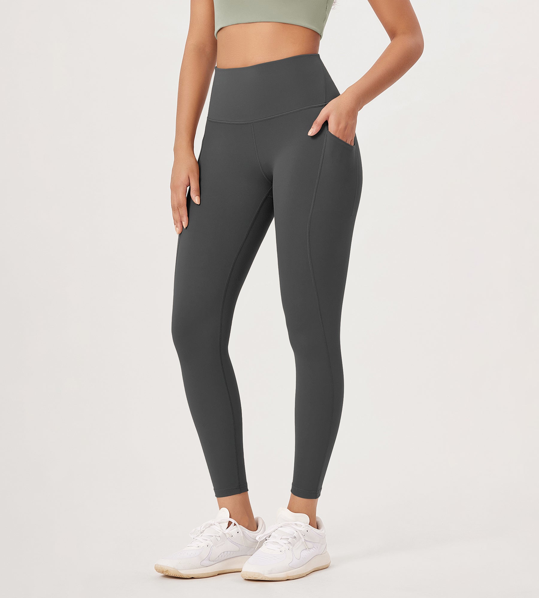 2-Pack 25” High Waist Workout Leggings with Pockets - ododos