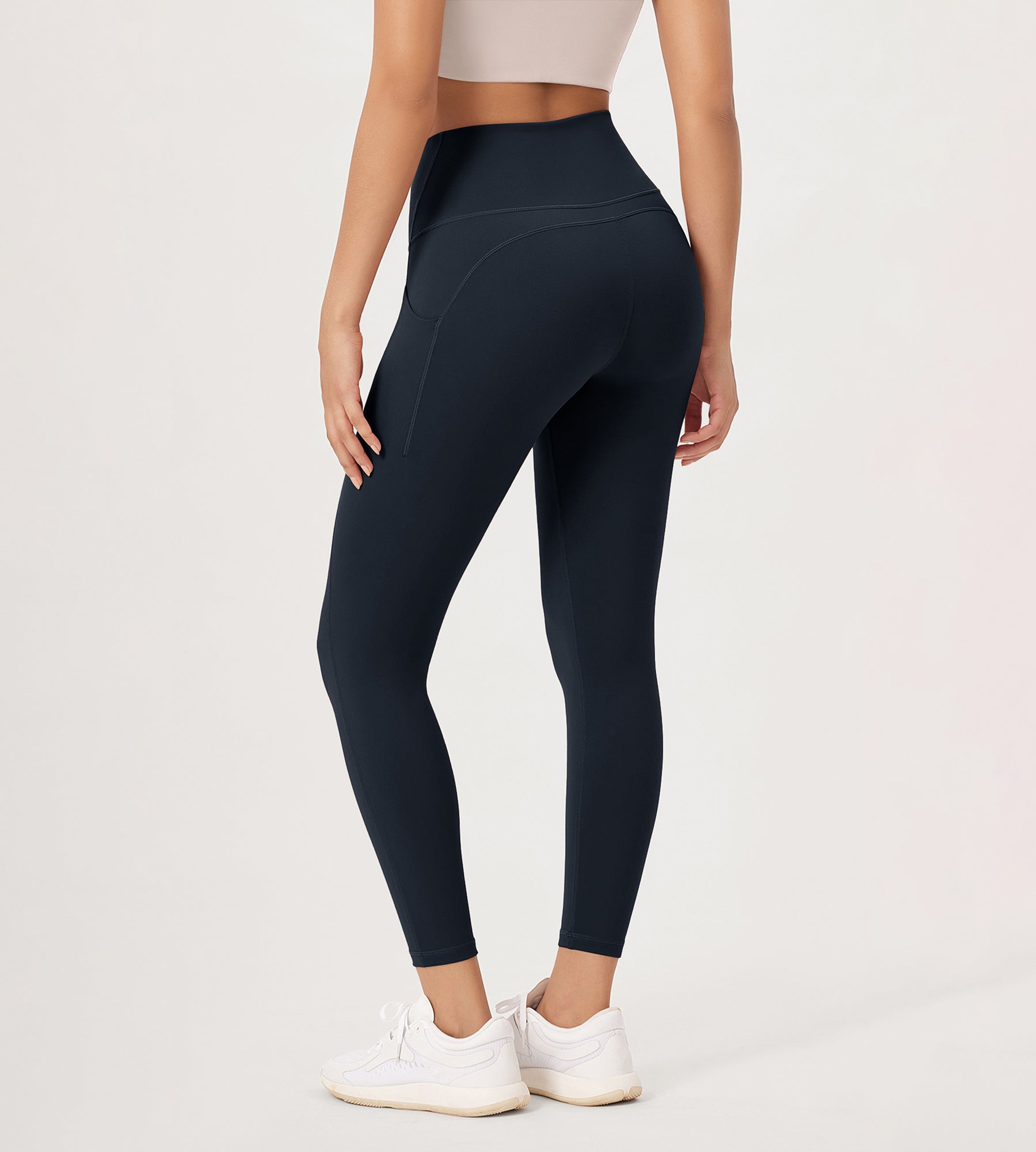 2-Pack 25â€?High Waist Workout Leggings with Pockets - ododos