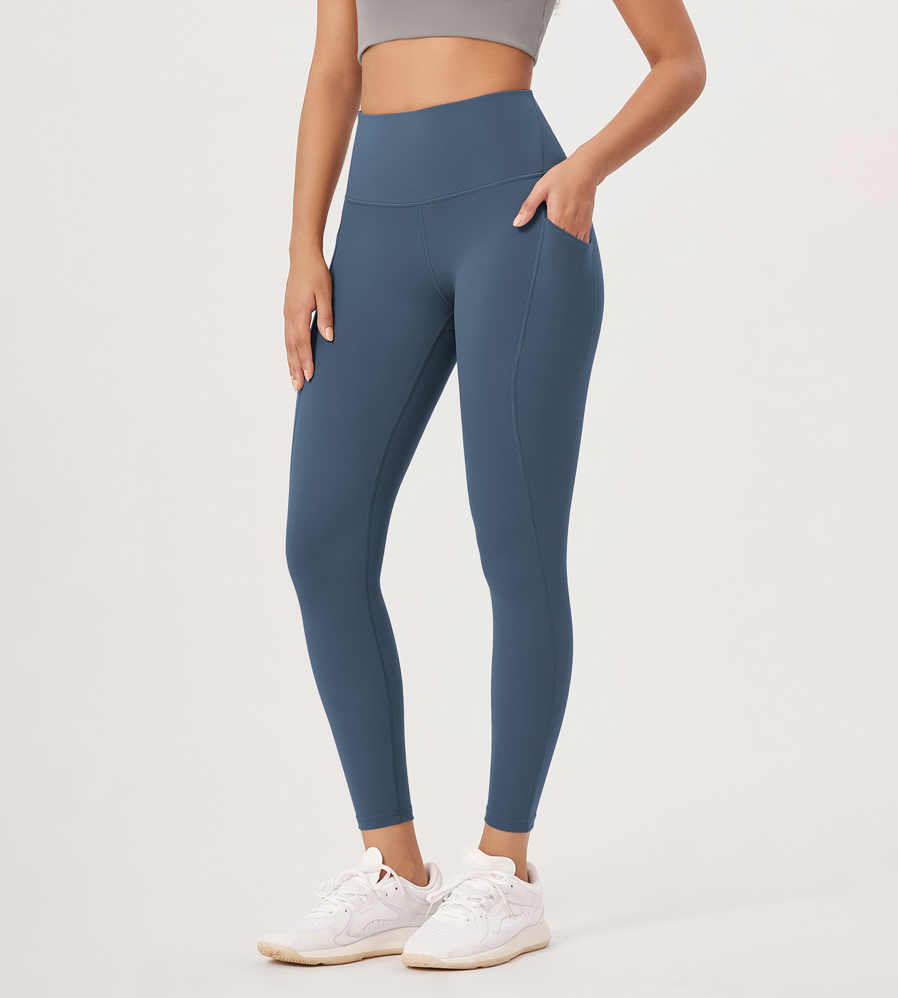 2-Pack 25” High Waist Workout Leggings with Pockets - ododos