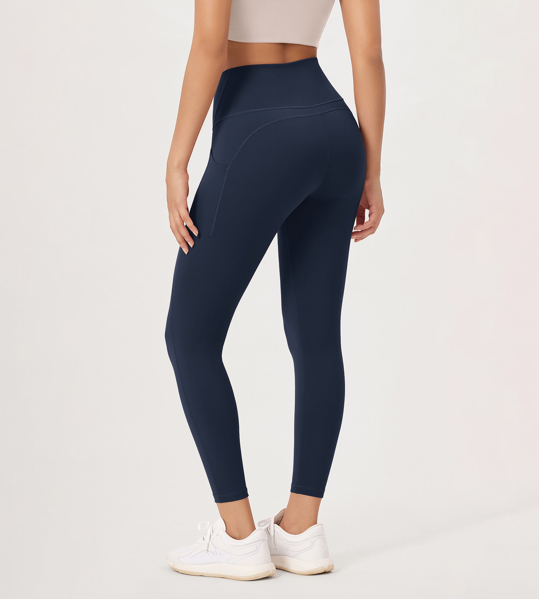 2-Pack 25â€?High Waist Workout Leggings with Pockets - ododos