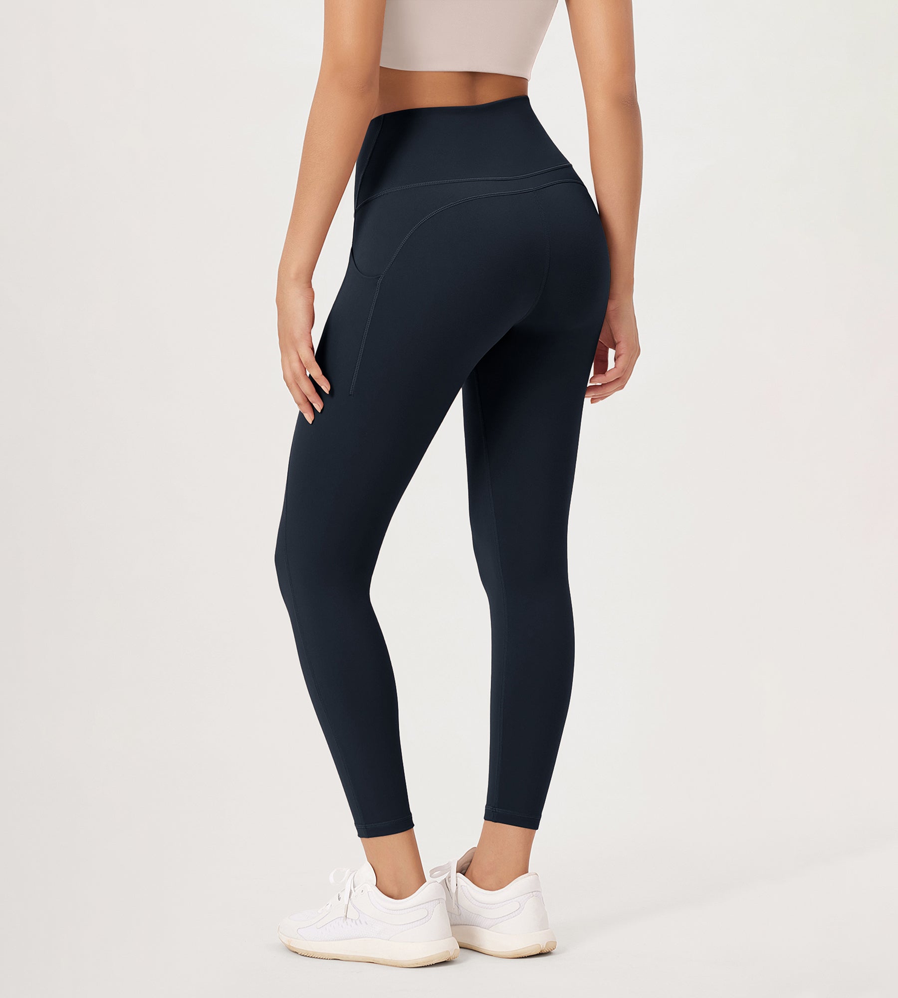25â€?High Waist Workout Leggings with Pockets - ododos