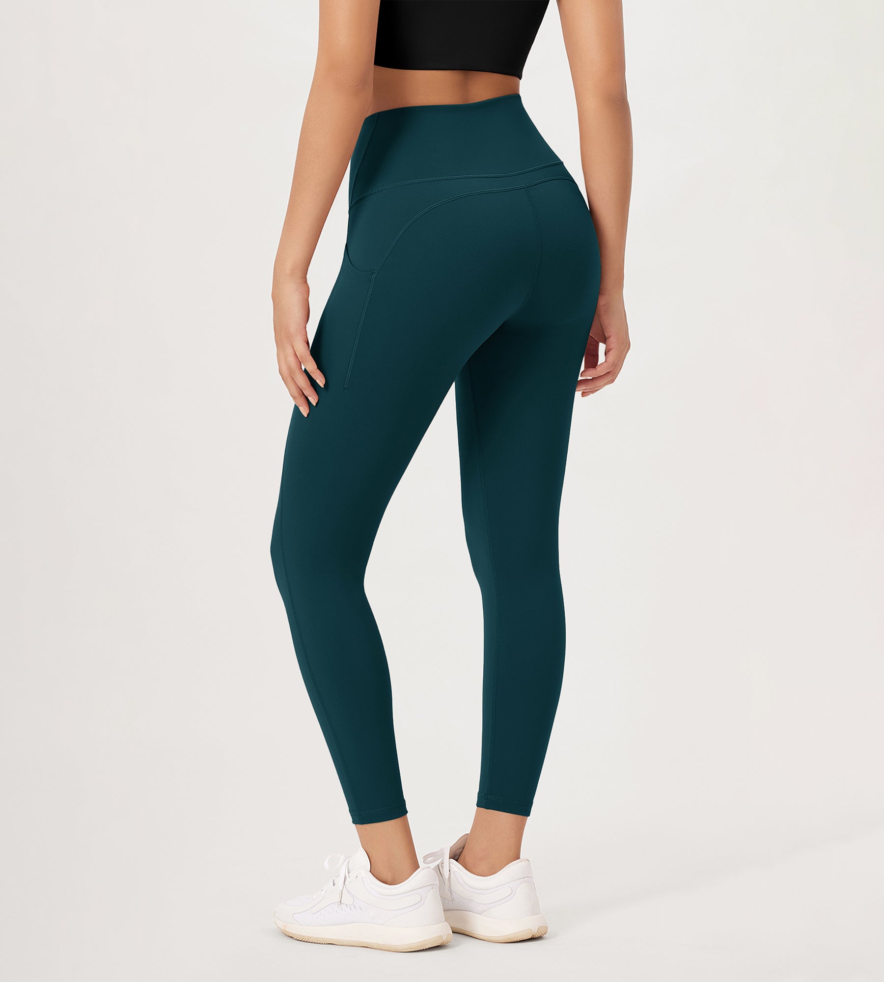 25” High Waist Workout Leggings with Pockets - ododos