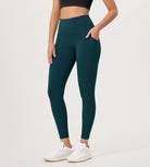 25” High Waist Workout Leggings with Pockets - ododos