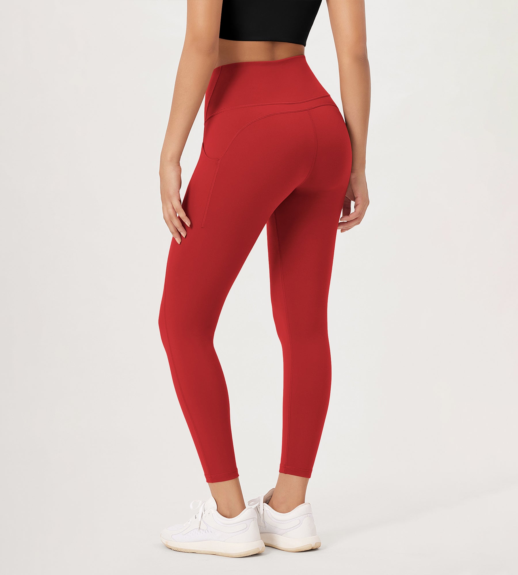 25â€?High Waist Workout Leggings with Pockets - ododos