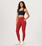 25” High Waist Workout Leggings with Pockets - ododos