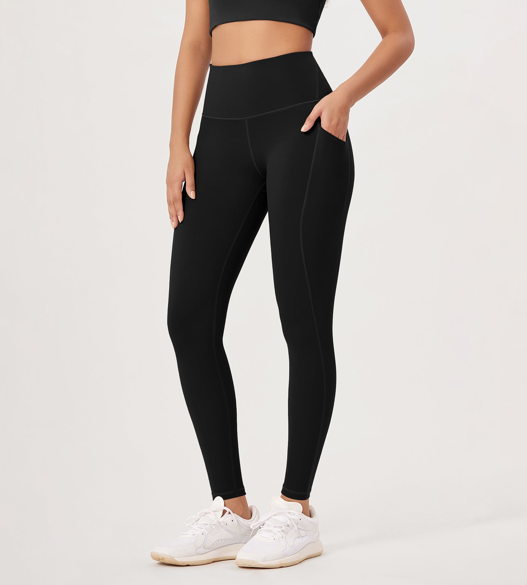 2-Pack 28" High Waist Workout Leggings with Pockets - ododos