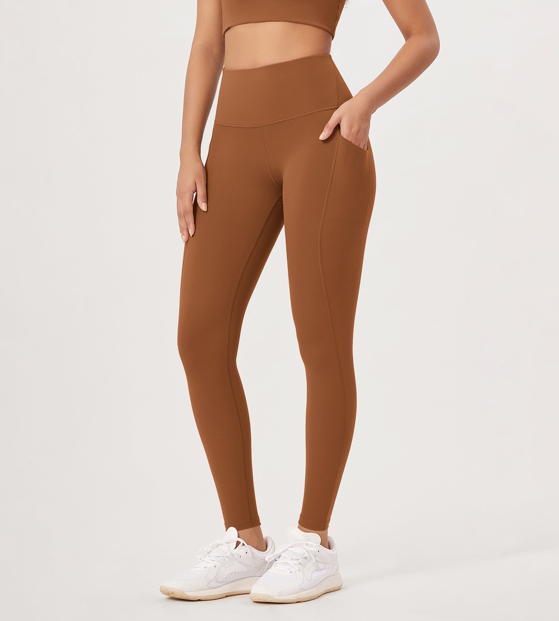 2-Pack 28 High Waist Workout Leggings with Pockets - ododos