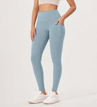 2-Pack 28" High Waist Workout Leggings with Pockets - ododos