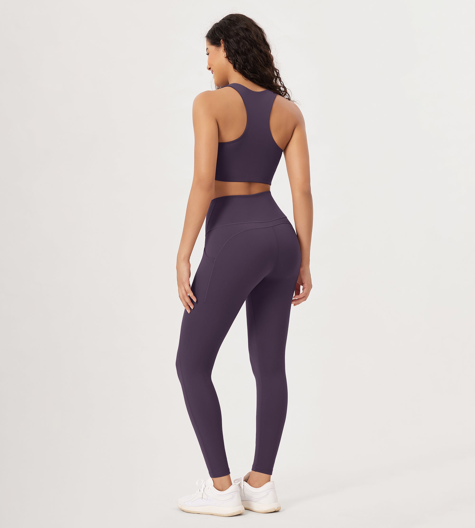 2-Pack 28" High Waist Workout Leggings with Pockets - ododos