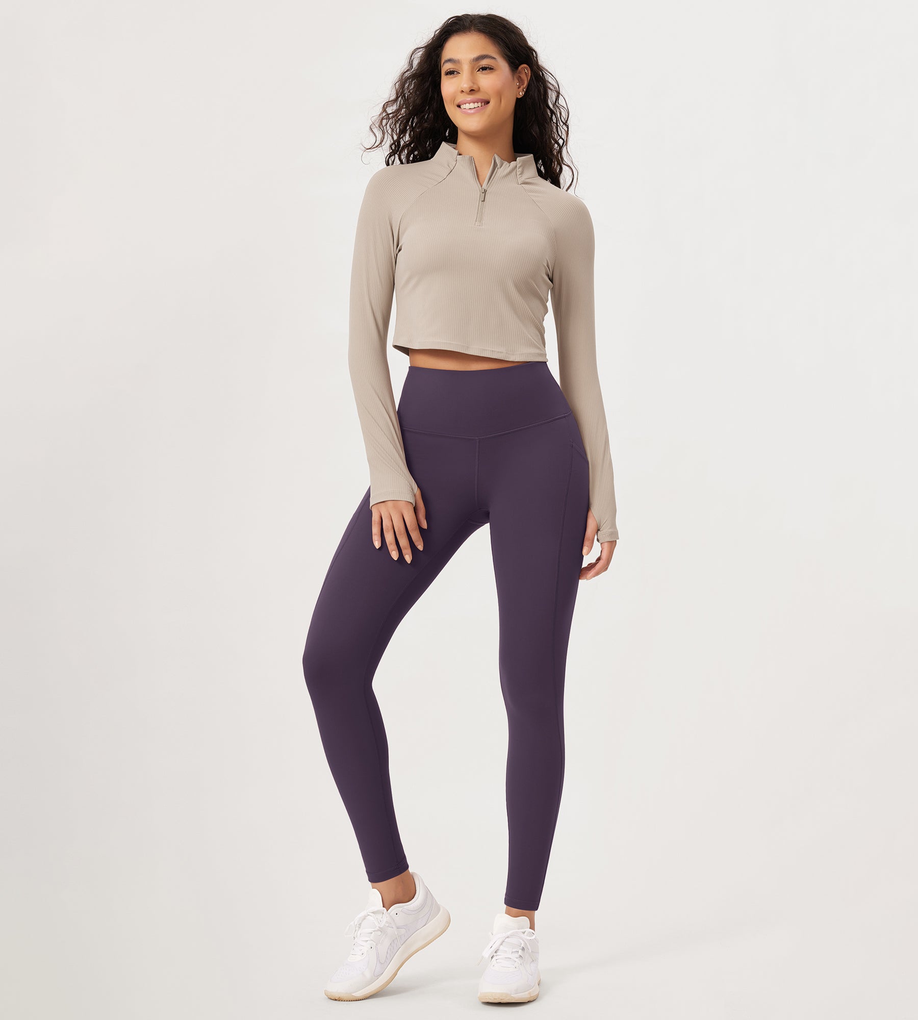 2-Pack 28" High Waist Workout Leggings with Pockets - ododos