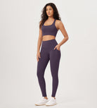 2-Pack 28" High Waist Workout Leggings with Pockets - ododos