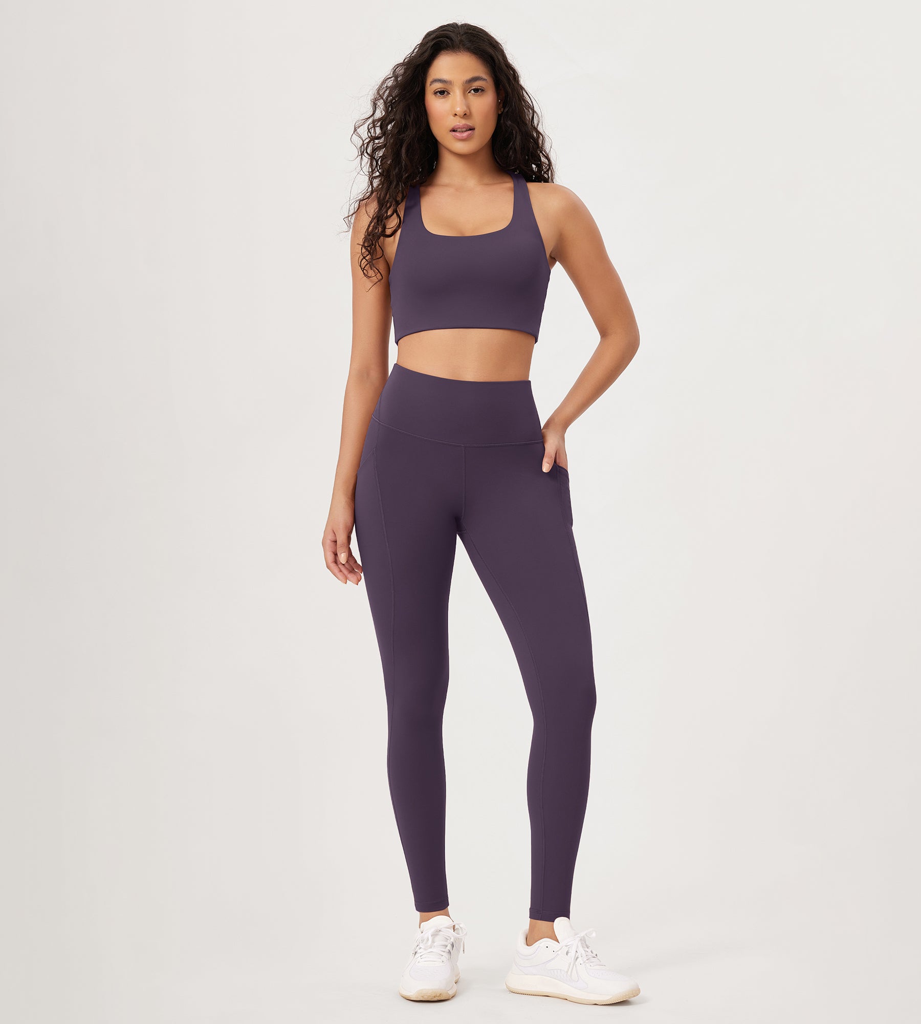 2-Pack 28 High Waist Workout Leggings with Pockets - ododos