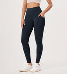 2-Pack 28" High Waist Workout Leggings with Pockets - ododos