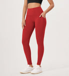 2-Pack 28" High Waist Workout Leggings with Pockets - ododos