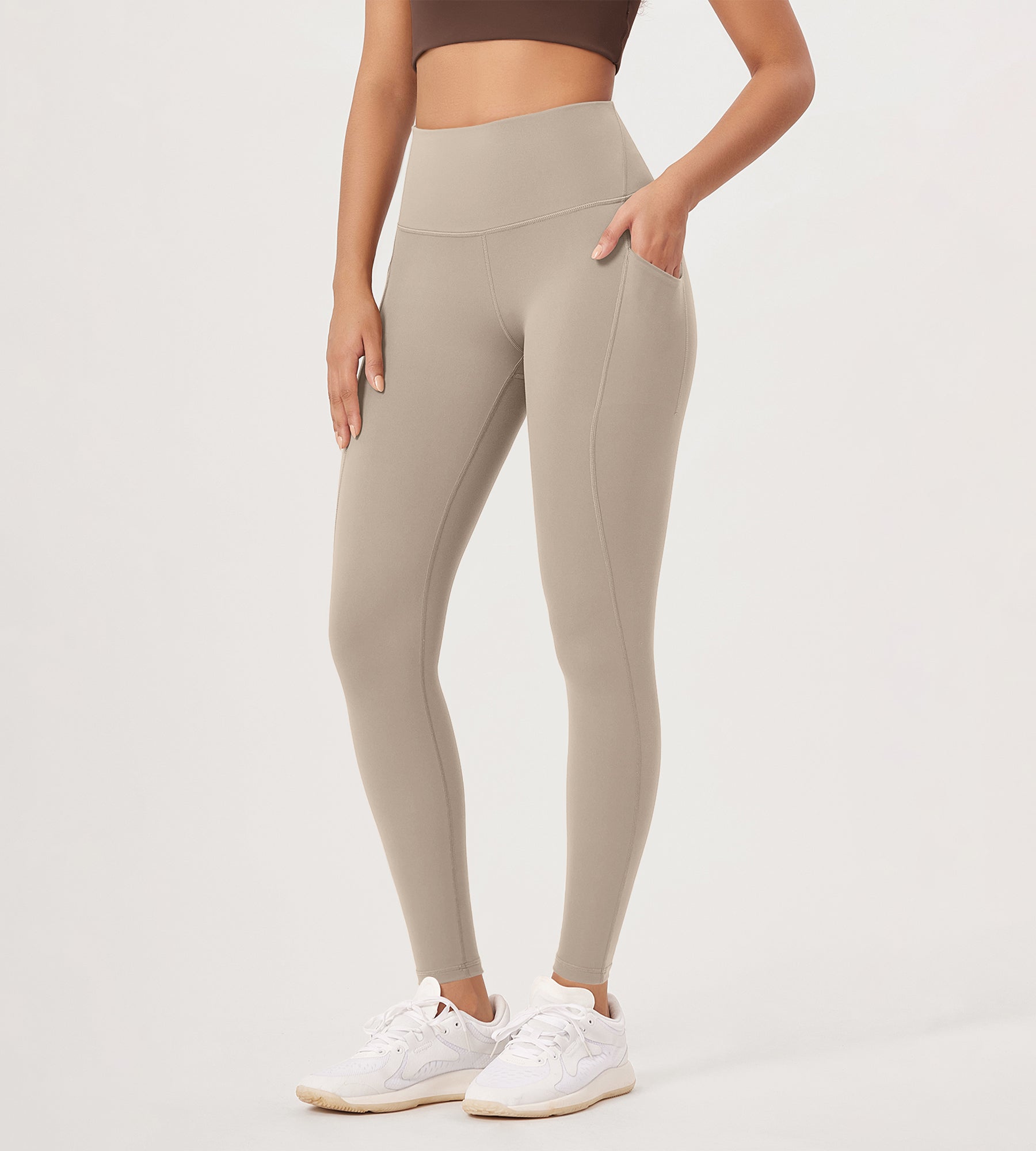 2-Pack 28" High Waist Workout Leggings with Pockets - ododos