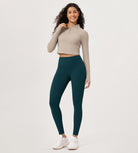 28” High Waist Workout Leggings with Pockets - ododos