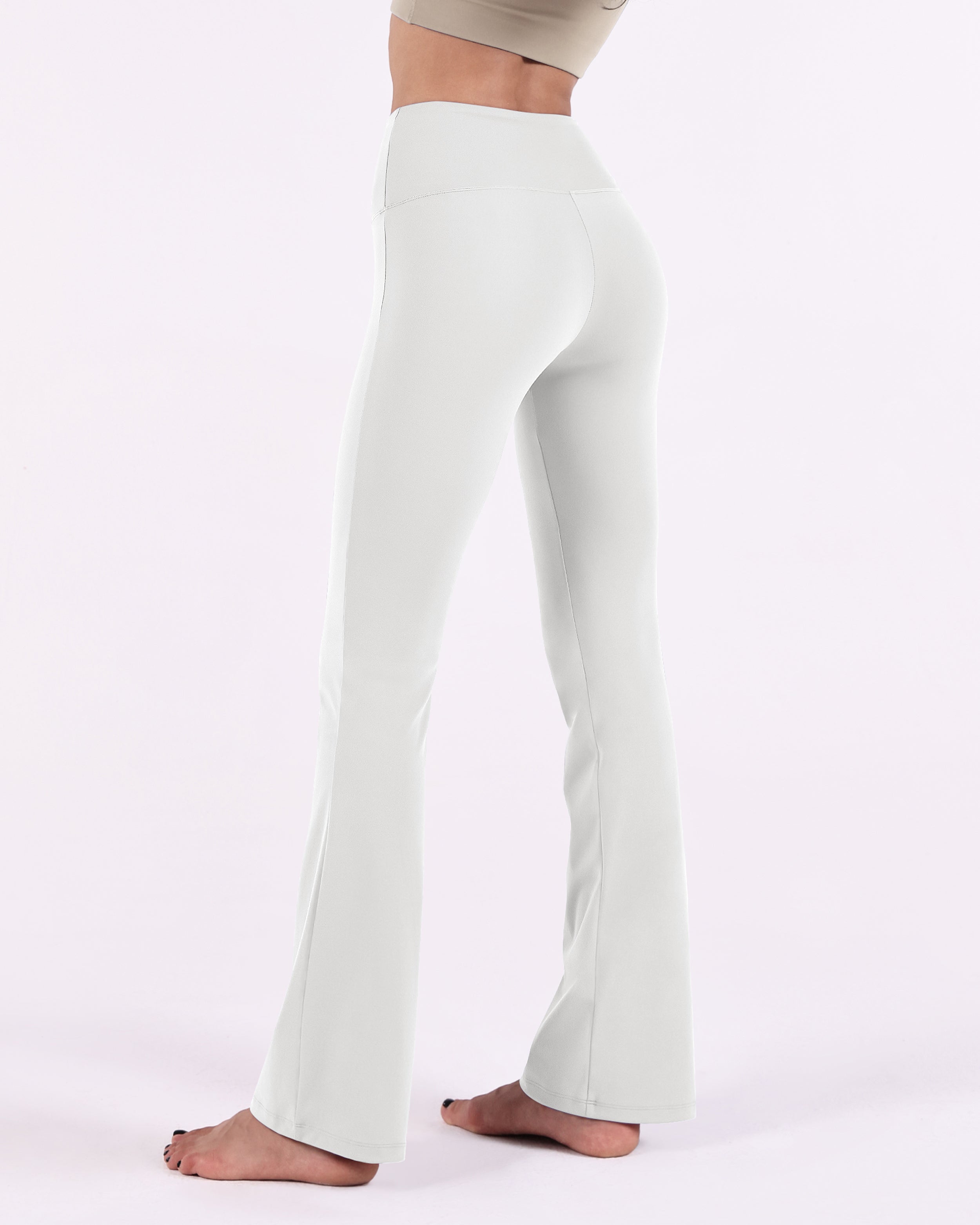 29 High Waisted Flared Work Pants - ododos