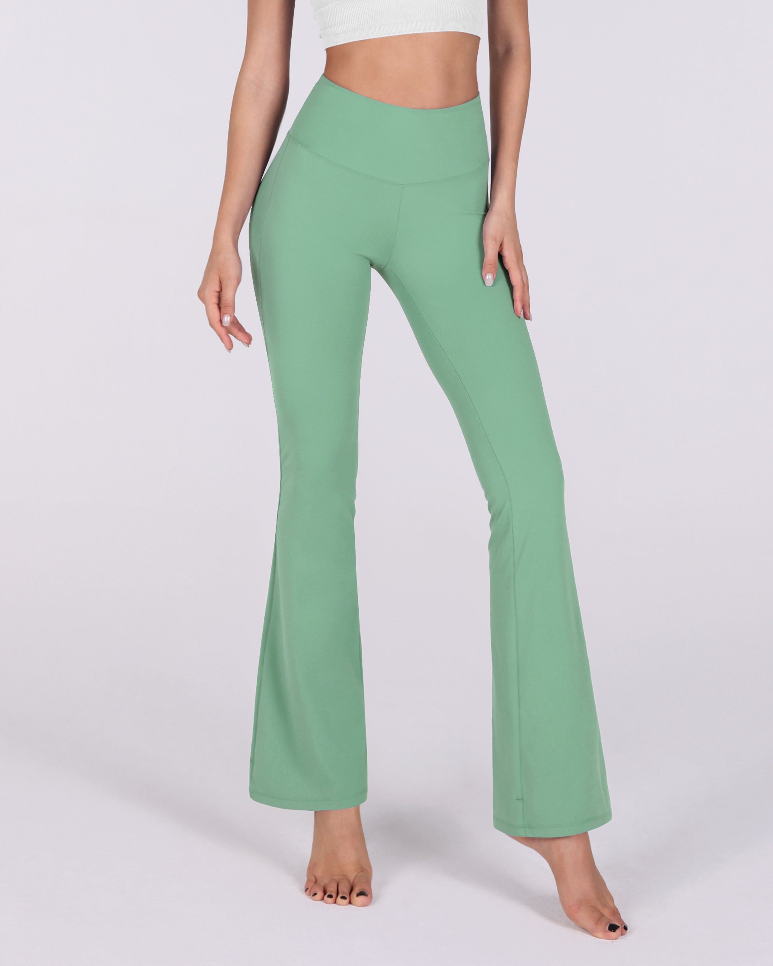 31 Tummy Control Workout Yoga Pants Jade - ododos