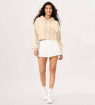 Cropped Cotton Soft Long Sleeve Pullover Hoodies - ododos