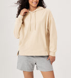 Cotton Soft Oversized Drawstring Hoodie - ododos