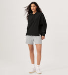 Cotton Soft Oversized Drawstring Hoodie - ododos