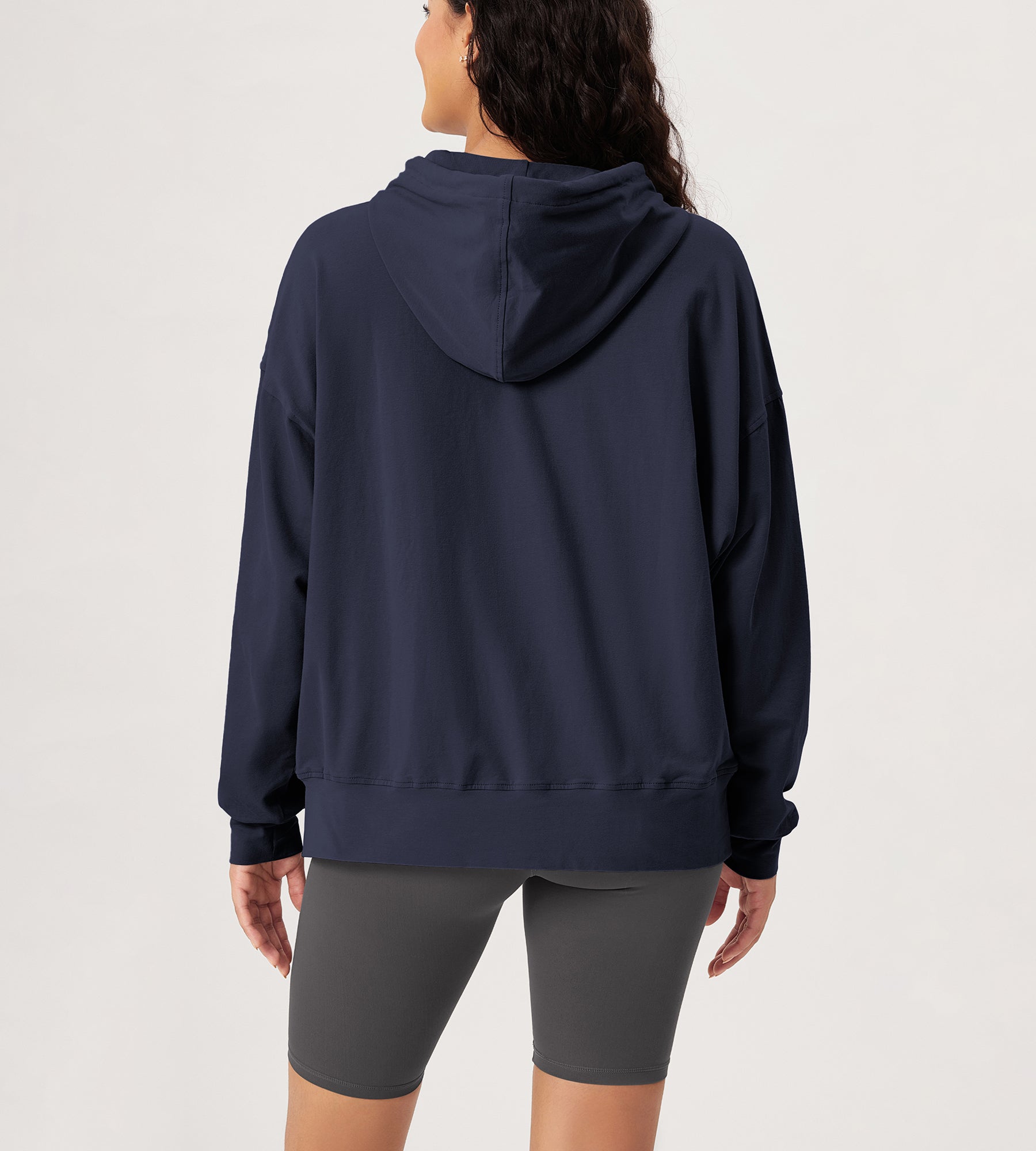 Cotton Soft Oversized Drawstring Hoodie - ododos